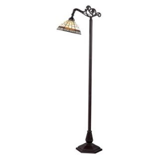 Z Lite Z10 35BR Prairie Garden 1 Light Bridge Lamp   Tiffany Floor Lamps