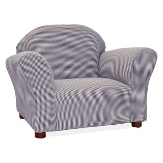 Fantasy Furniture Roundy Gingham Kids Chair   Kids Arm Chairs