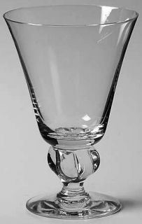 Swedish Crystal Astrid (Five Lobe Stem) Water Goblet   Five Lobe Stem