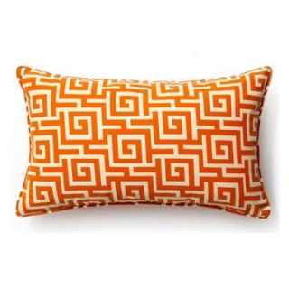 Orange Puzzle 12 x 20 Outdoor Decorative Pillow   Outdoor Pillows