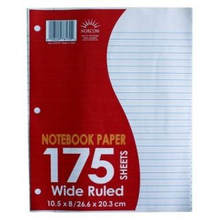 up & up   125ct Wide Ruled Reinforced Filler Paper   8.5x11