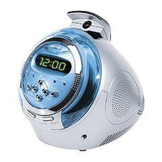 Jwin JL CD809 Projection AM / FM Stereo CD Player Dual Alarm Clock Electronics