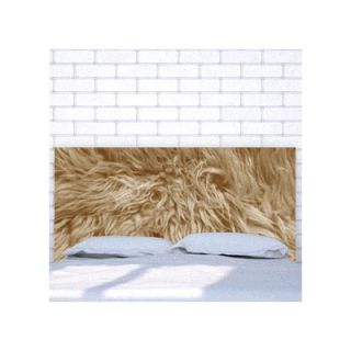 Noyo Home Panel Headboard Fur Size King