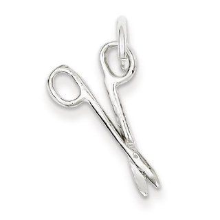 Sterling Silver Scissors Charm Clasp Style Charms Jewelry