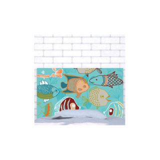 Noyo Home Panel Headboard OceanFish_S_Set / OceanFish_D_Set Size Full