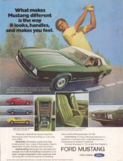 What makes a Mustang Grande different ad 1973 Entertainment Collectibles
