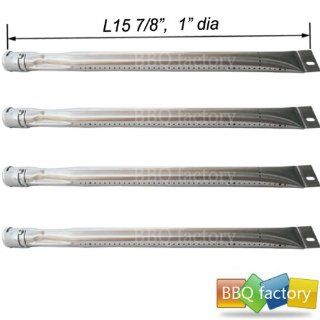 14051 4 pack Stainless Steel Burner Replacement for Brinkmann, Charmglow, Charmglo, Uniflame Model Grills  Side Burners  Patio, Lawn & Garden
