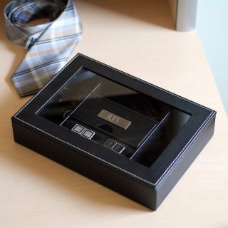 Cathys Concepts Personalized Mens Valet Box   Mens Jewelry Boxes