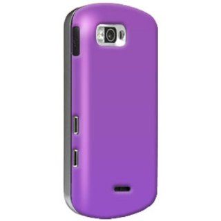 Amzer Simple Snap On Case with Screen Protector for Samsung Moment M900   Chromium Purple Cell Phones & Accessories