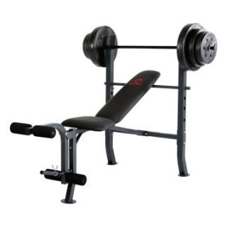Marcy Diamond Weight Bench with 100 lb. Weight Set   Bench Presses