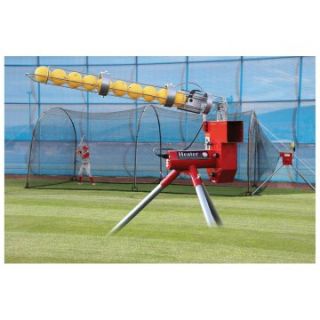 Heater 24 ft. Baseball Pitching Machine & Xtender Batting Cage Package   Batting Cages