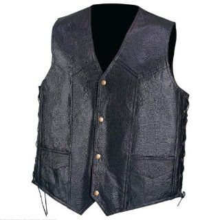 Best Quality Genuine Leather Vest   Xl By Diamond Plate&trade Hand Sewn Pebble Grain Genuine Leather Vest 