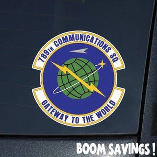 Air Force USAF 789th Communications Squadron 6" Decal Sticker Automotive