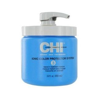 CHI IONIC COLOR PROTECTOR SYSTEM 3 LEAVE IN TREATMENT MASQUE 16 OZ UNISEX Health & Personal Care