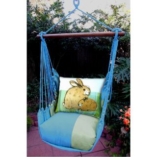 Magnolia Casual Rabbit Tale Hammock Chair & Pillow Set   Hammock Chairs & Swings