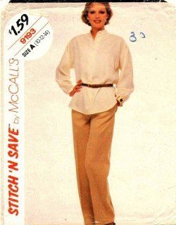McCall's 9193 Sewing Pattern Misses Top and Pants Size 10   14   Bust 32 1/2   36