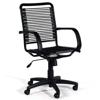 Euro Style Bungie High Back Office Chair   Black Graphite   Desk Chairs