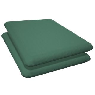 POLYWOOD® 17.5 x 20 Sunbrella Adirondack Tete a Tete Seat Cushion   Set of 2   Outdoor Cushions