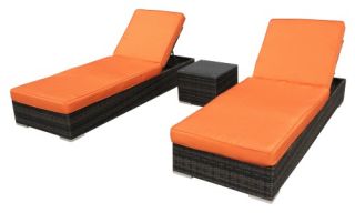 Kontiki Dominica Chaise Lounge Set   Outdoor Chaise Lounges