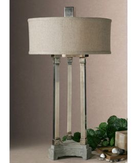 Uttermost 26542 1 Risto Tri Column Table Lamp   Table Lamps