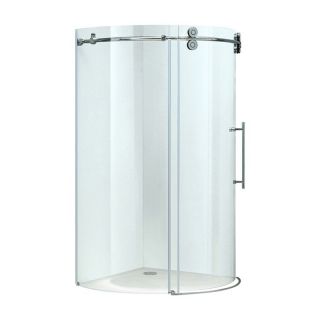 Vigo VG603140 40.625W x 74.625H in. Clear Glass Shower Enclosure   Bathtub & Shower Doors