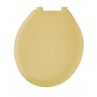 Bemis 200TC031 Plastic Round Toilet Seat, Harvest Gold    