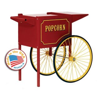 Paragon Medium Red Cart   Commercial Popcorn Machines