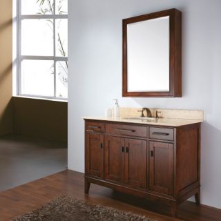 Avanity Madison 48 in. Tobacco Single Bathroom Vanity with Optional Mirror   Single Sink Bathroom Vanities