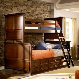 Covington Twin over Full Bunk Bed   Kids Captains Beds