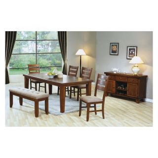 Monarch Galena Oak Veneer Extendable Dining Table   Dining Tables