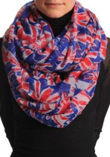 British Flag Unisex Snood Scarf   Multicolored Designer Snood Novelty Scarves Clothing
