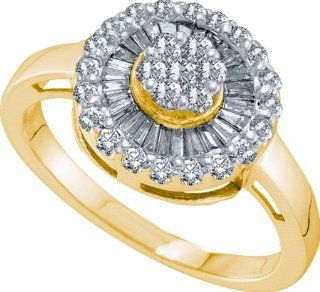 0.69CTW DIAMOND FLOWER RING Jewelry