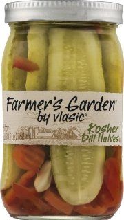 Vlasic Farmer's Garden Kosher Dill Pickle Halves, 26 oz. jar  Grocery & Gourmet Food