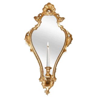 Hickory Manor House Empire Candle Sconce Mirror   19W x 29H in.   Wall Mirrors