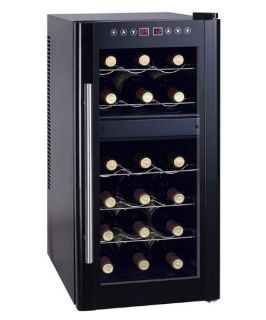 Sunpentown WC 1857DH 18 Bottle Dual Zone Thermo Electric Wine Cooler with Heating   Wine Coolers