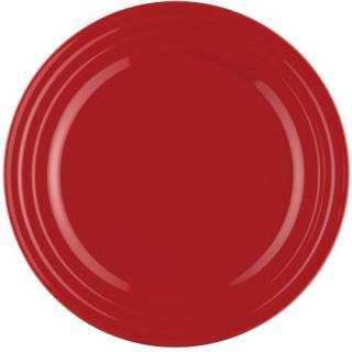 Rachael Ray Double Ridge Red Dinnerware Plates   Set of 4   Dinner Plates
