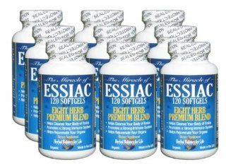 Essiac Tea Softgels, 796 Mg, 9 Pack 1080 Soft Gels, Eight Herb Essiac Tea, No Brewing, No Refrigeration, Great for Travel, 270 Day Supply Health & Personal Care