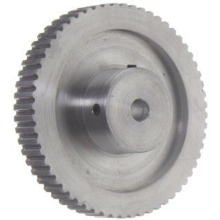 Gates PB60XL037 PowerGrip Aluminum Timing Pulley, 1/5" Pitch, 60 Groove, 3.820" Pitch Diameter, 3/8" to 1" Bore Range, For 1/4" and 3/8" Width Belt