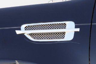 2007 2012 Cadillac Escalade, Ext, Esv Polished Upper C Small Mesh Insert Side Vent Automotive