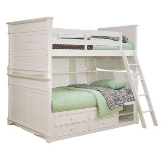 Hannah Full over Full Bookcase Storage Bunk Bed   Kids Captains Beds