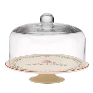 Lenox Happiness is Homemade Cake Plate with Dome   Tiered Cake Stands & Cake Plates