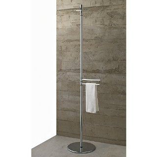 Toscanaluce Free Standing Polished Chrome Tall Towel Stand 821   Towel Bars