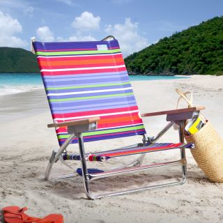 Rio Mai Tai Stripe Sand Beach Chair   Beach Chairs