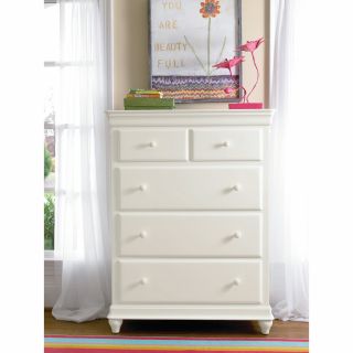 Classic 4.0 Summer White 5 Drawer Dresser   Kids Dressers and Chests