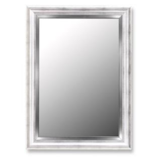 Torino Silver Petite and Stainless Wall Mirror   Wall Mirrors