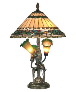 Dale Tiffany Triple Lily Tiffany Table Lamp   Table Lamps