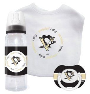 NHL Pittsburgh Penguins Baby Gift Set  Baby Feeding Gift Sets  Baby