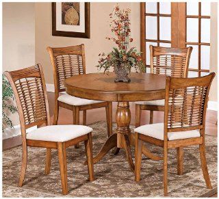 Furniture Bayberry Dining 5 Piece Round Dining Set (Oak) (See Text) Furniture & Decor