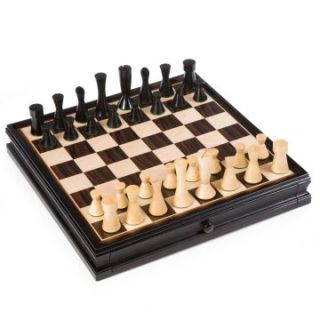 Modern Chess/Checkers Set with Storage   Chess Sets