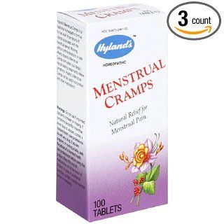 Hyland's Menstrual Cramps, 100 Tablets (Pack of 3) Health & Personal Care